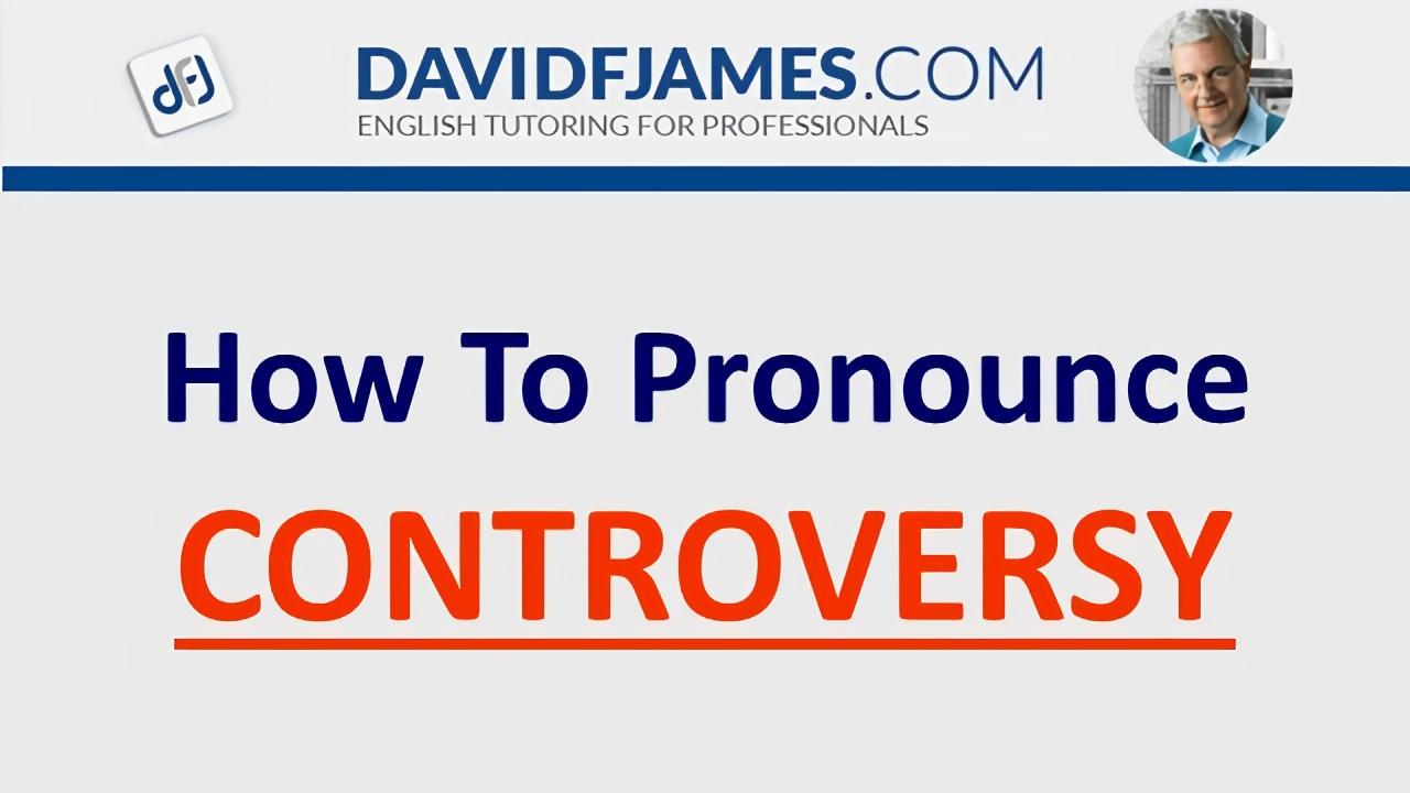 how to pronounce controversy