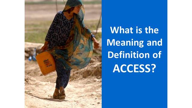 What is the Definition of ACCESS?