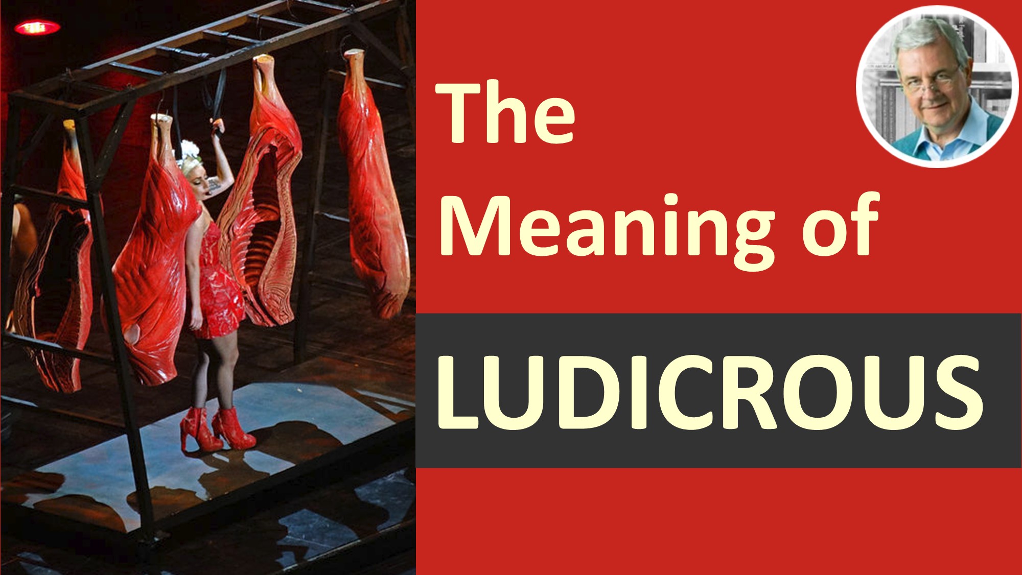 meaning and definition of ludicrous