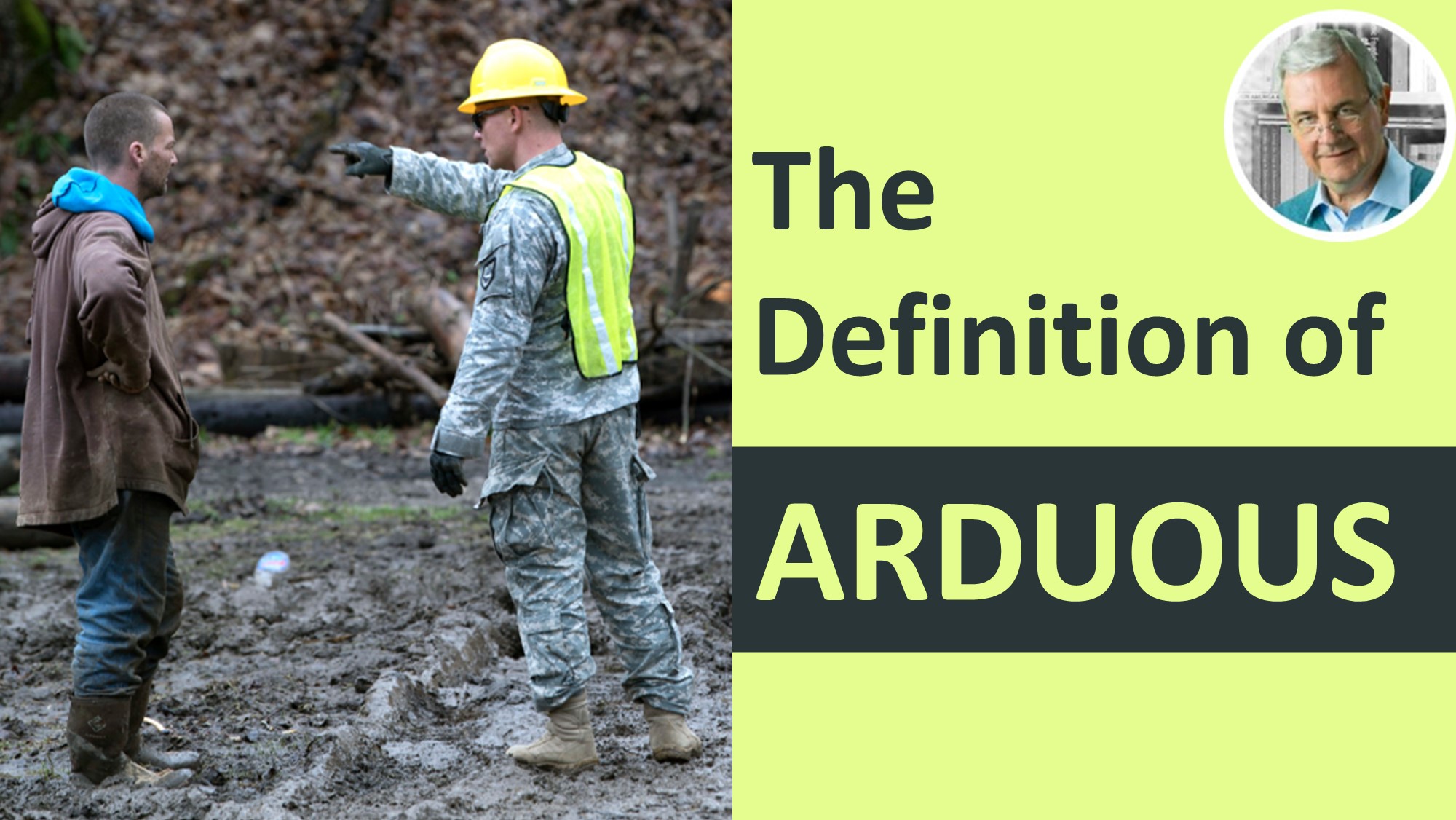 definition of arduous - in a sentence