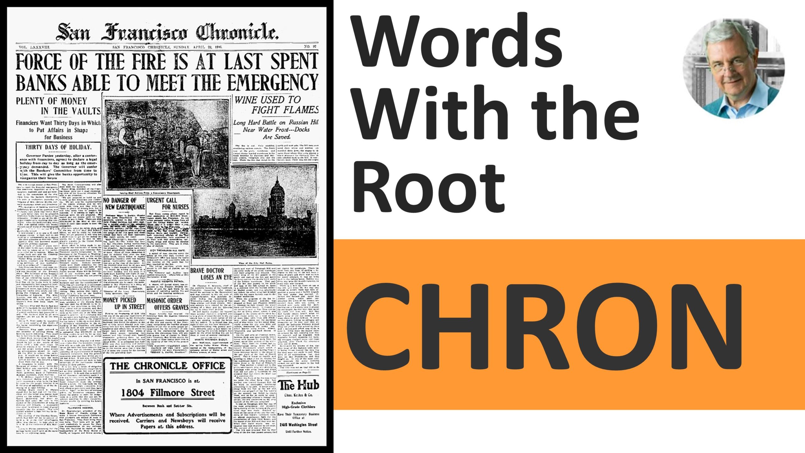words with the root CHRON