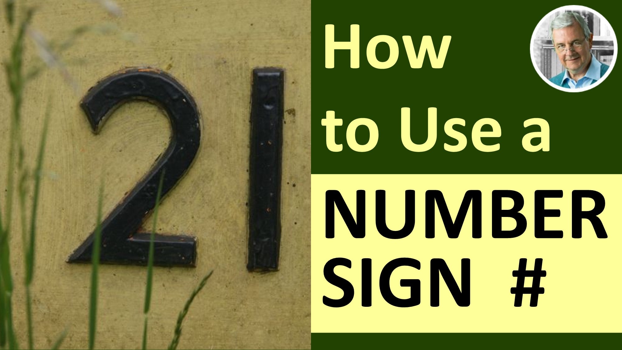 how-to-use-#-symbol-for-number