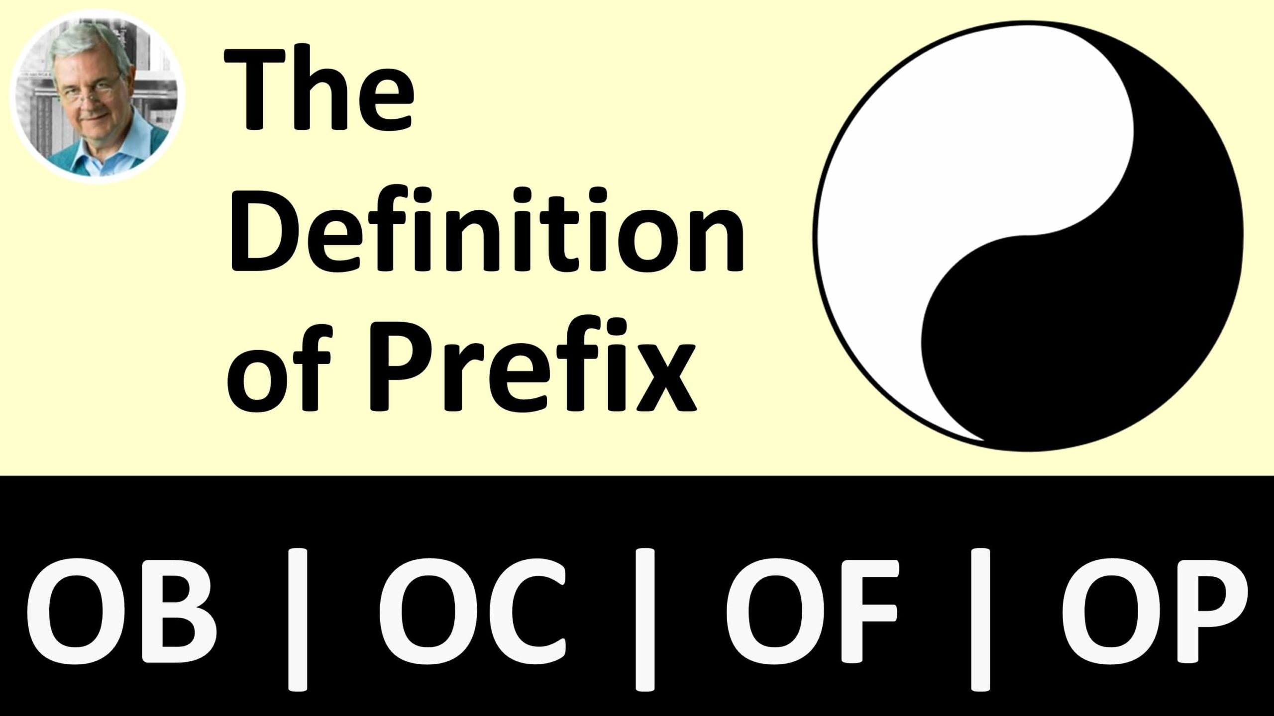definition of prefix ob oc of and op