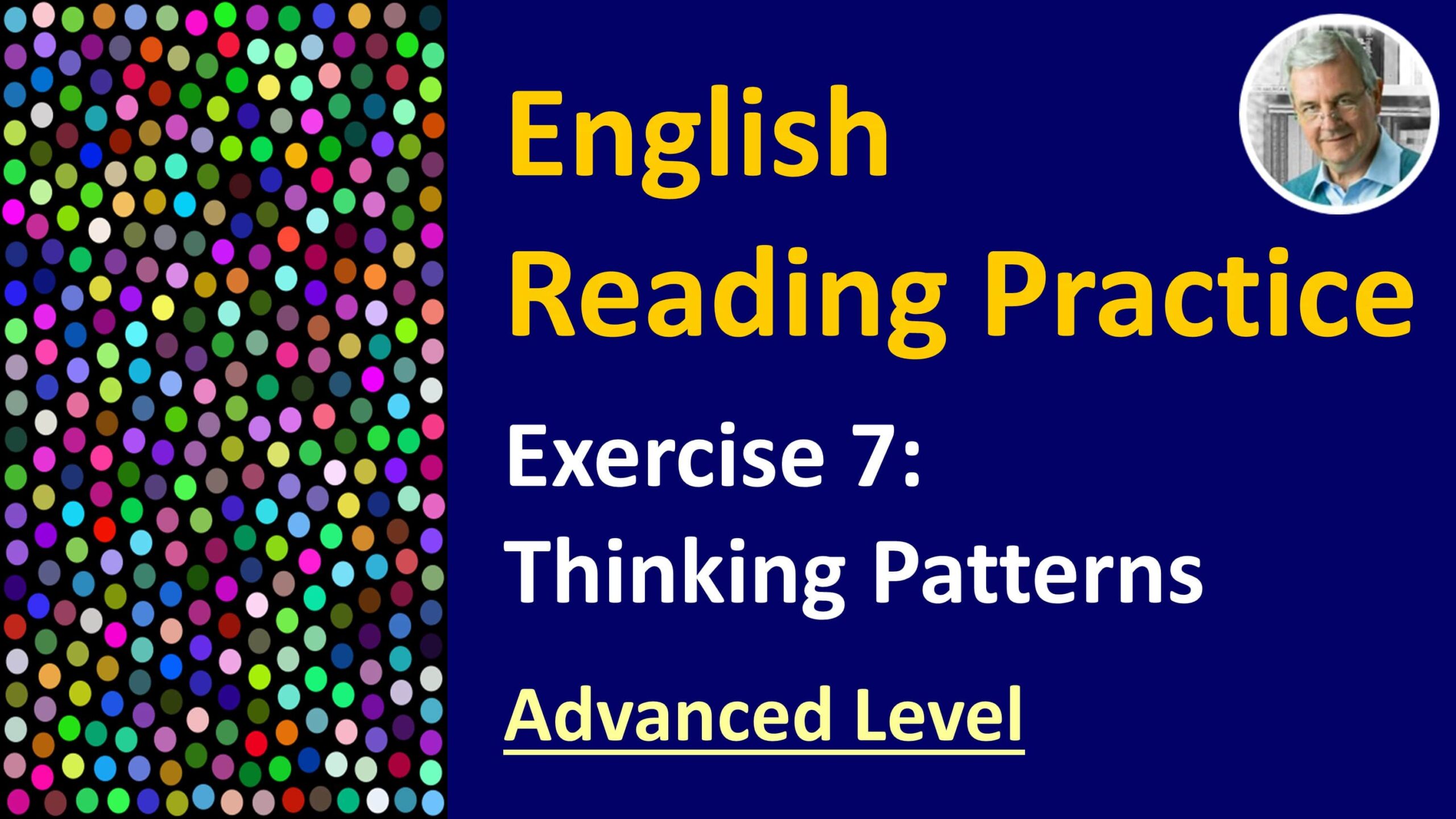 english reading exercise - 7A thinking patterns