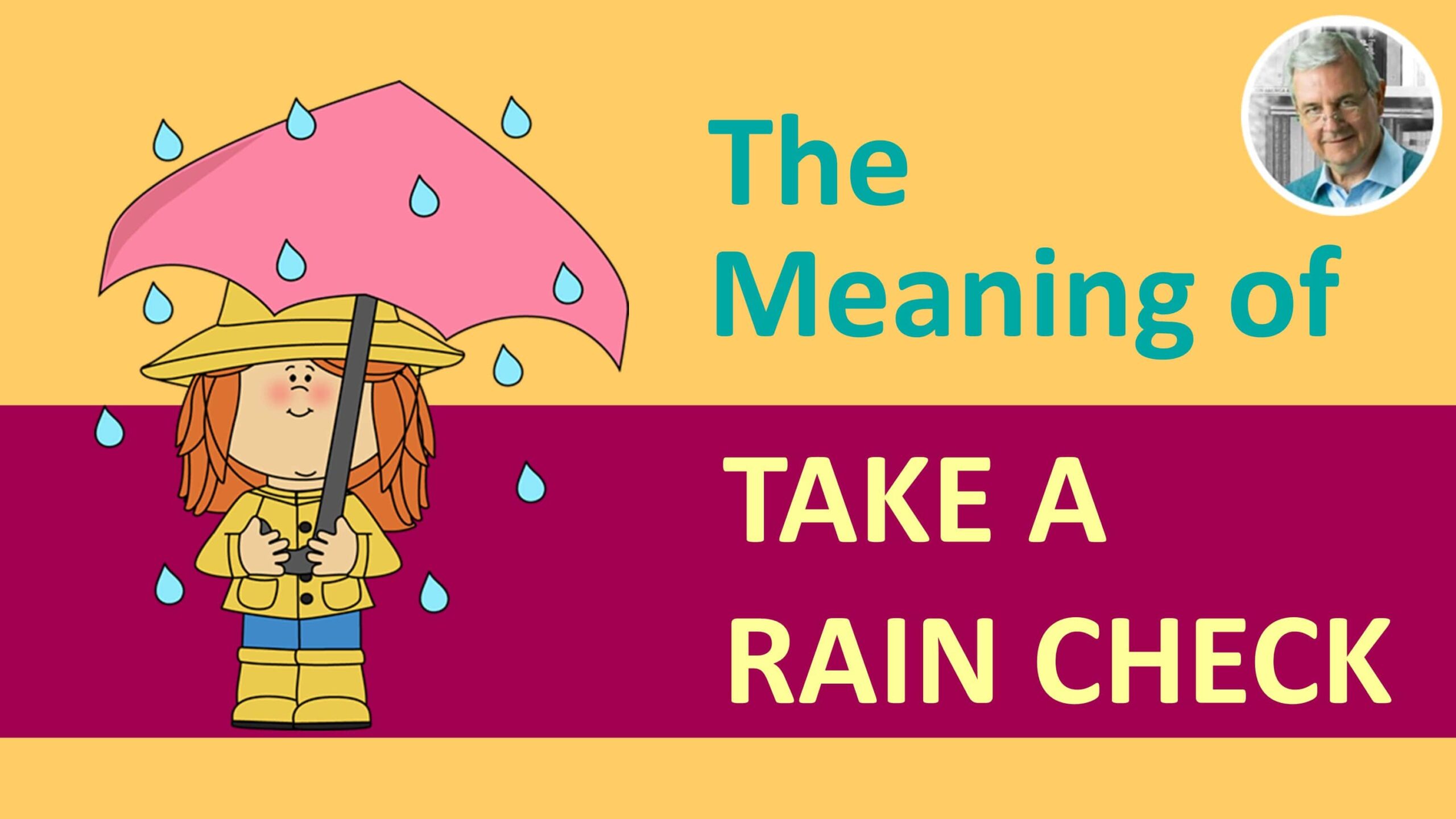 meaning of rain check