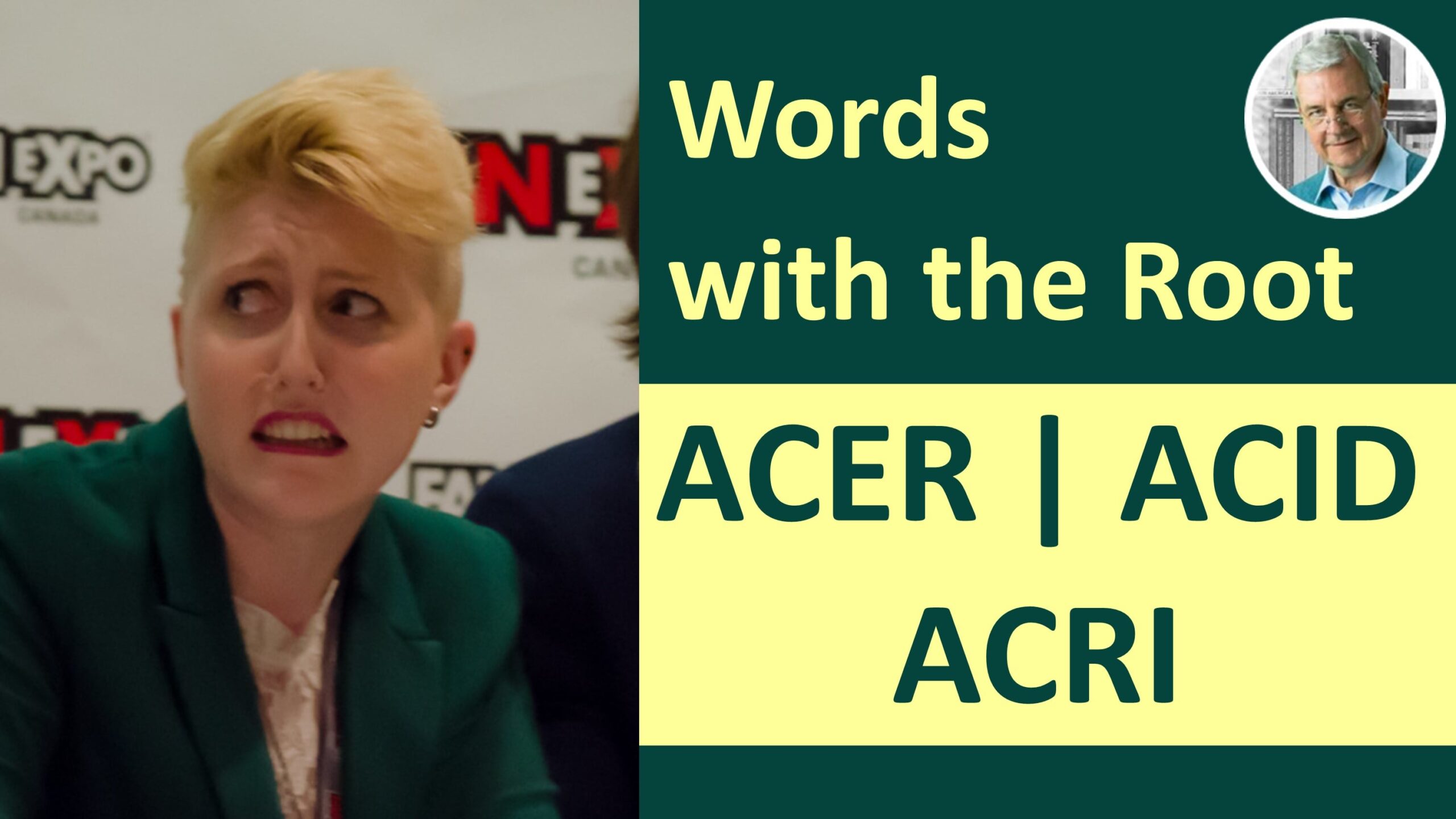 Words Containing ACER ACID ACRI Illustrated Examples