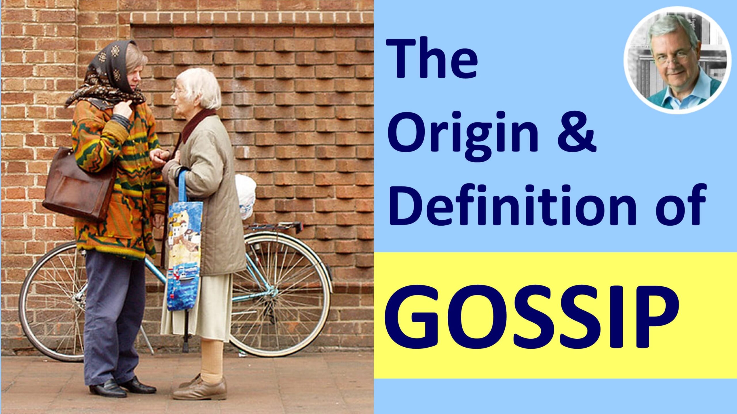 meaning of gossip - gossip in a sentence