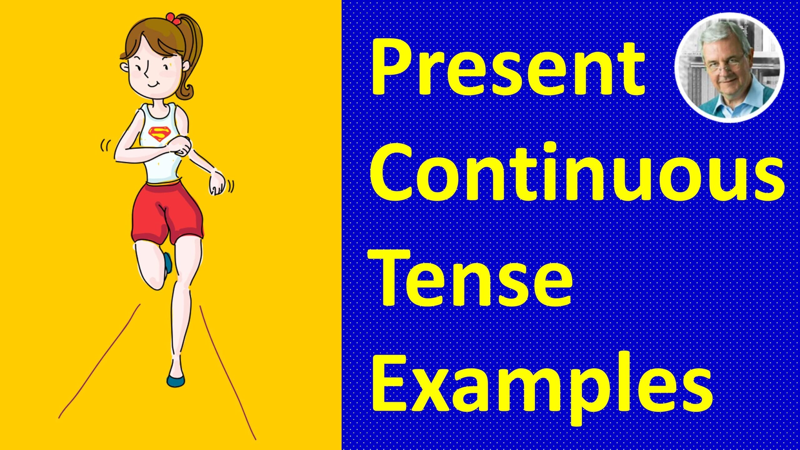 present continuous tense examples sentences