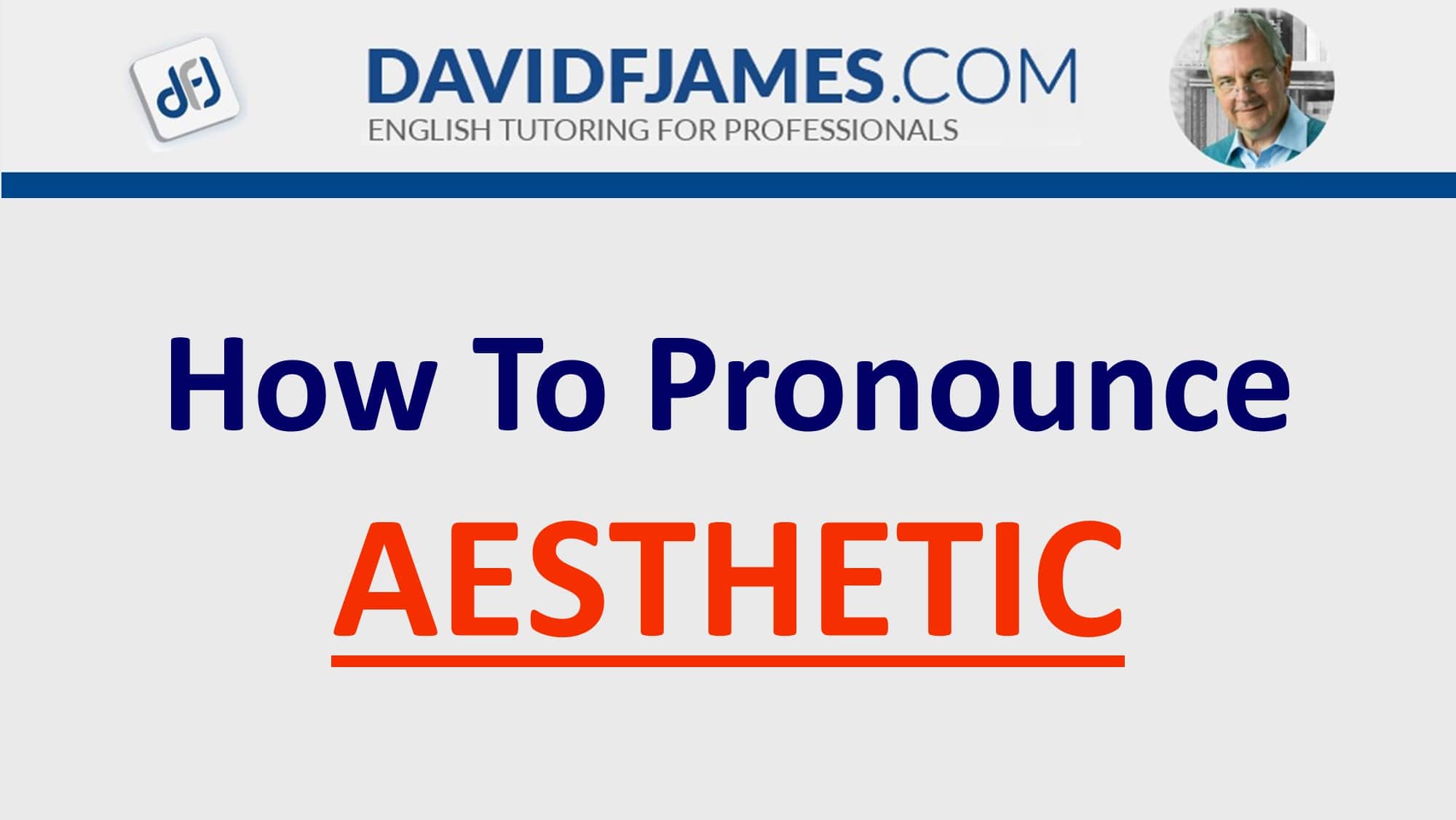 how to pronounce aesthetic - aesthetic in a sentence