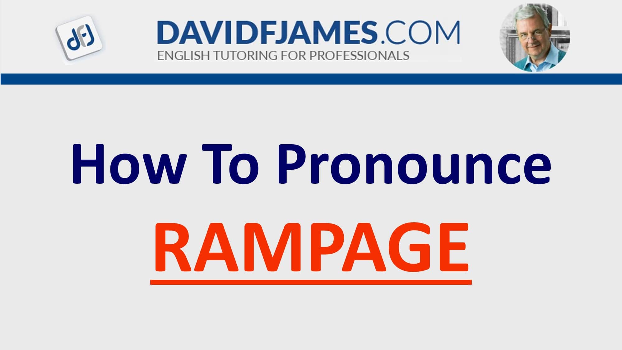 how to pronounce rampage - rampage in a sentence