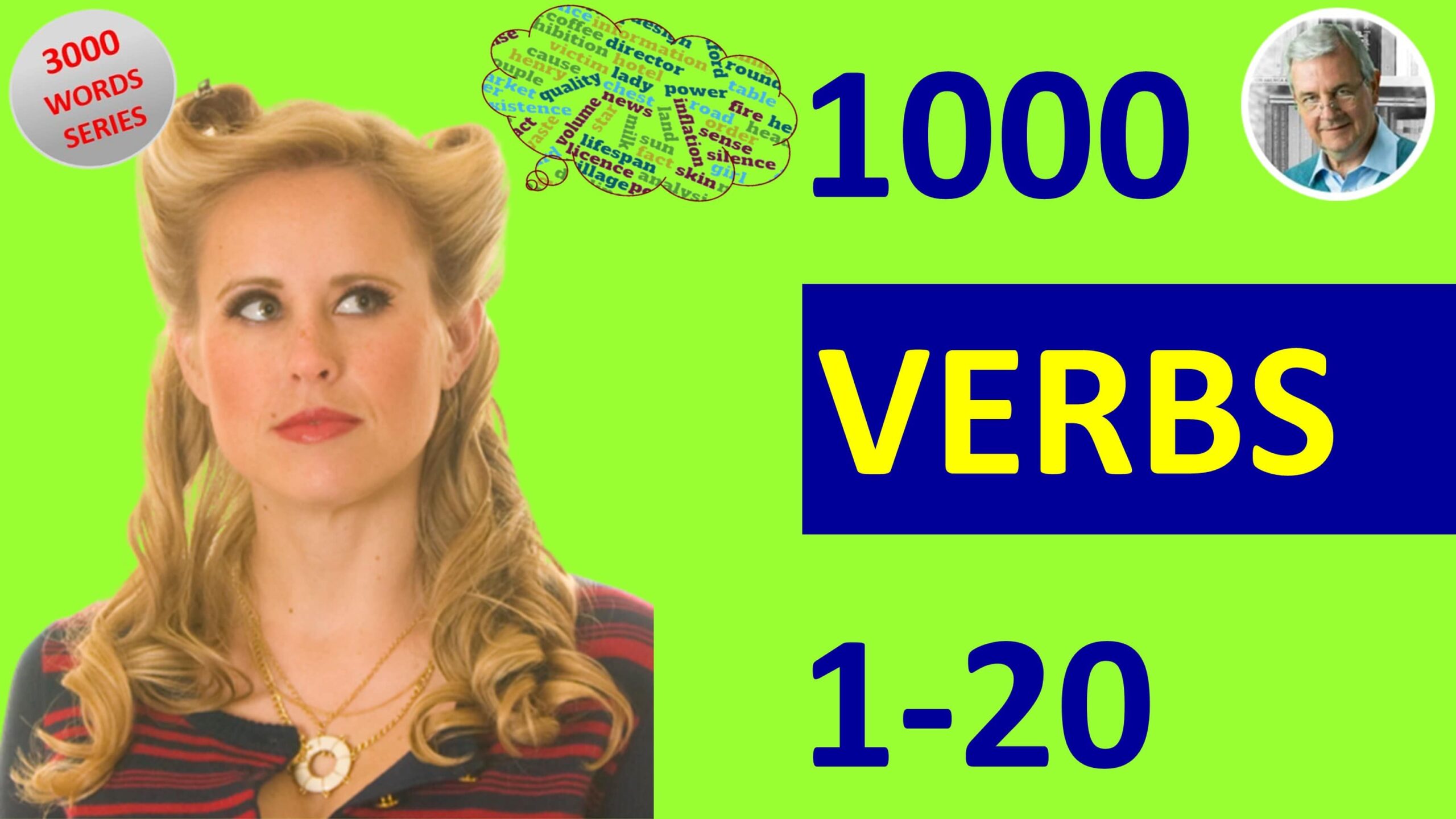 1000 English verbs 1-20